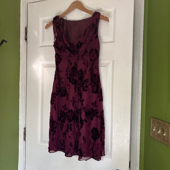 Vintage 90s Whimsigoth Burnout Velvet Dress - Picture 3 of 15